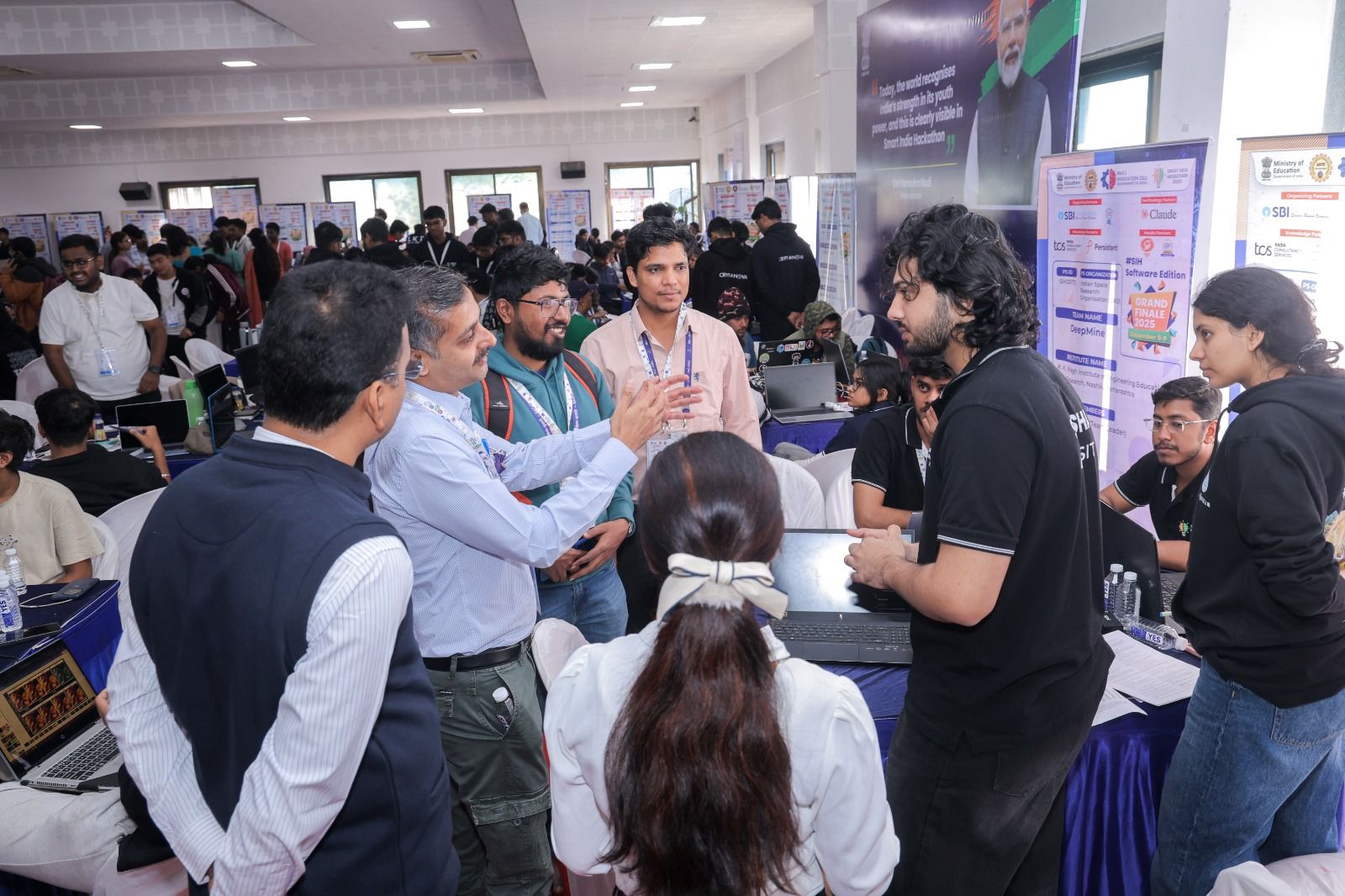 Team presenting at SIH 2025